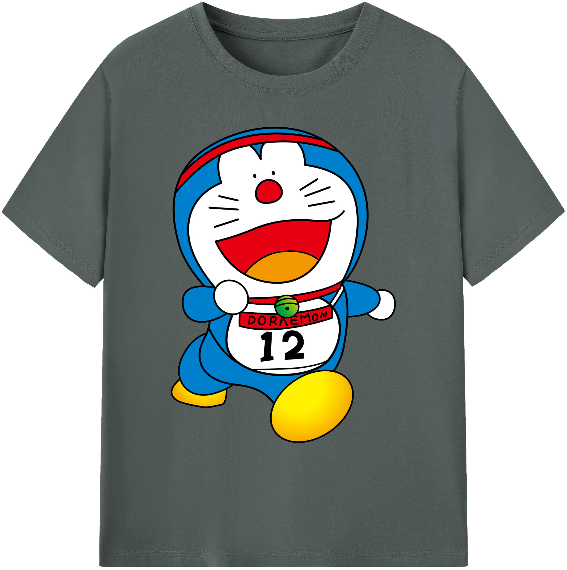 （画像用） ドラえもん Doraemon 綿100％ メンズ半袖Tシャツ｜肌触りやわらか＆通気性